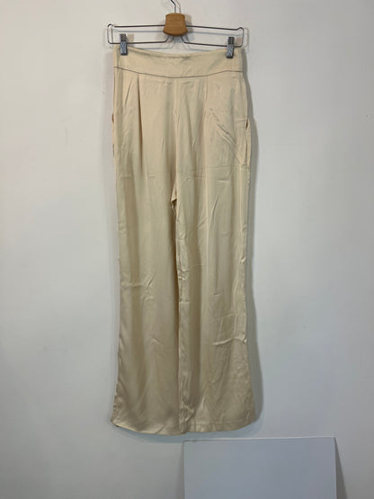 SEZANE. Pantalón beige fluido T.36