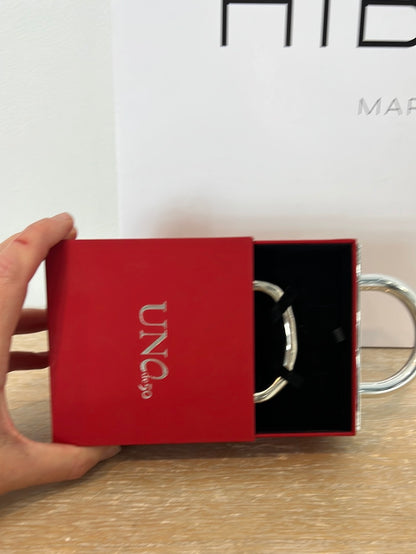 ONE OF 50. Silver-plated bracelet with Murano glass. TS