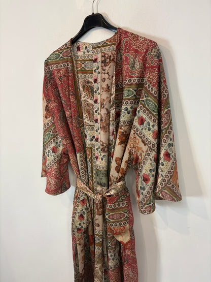 ZARA. Kimono largo reversible