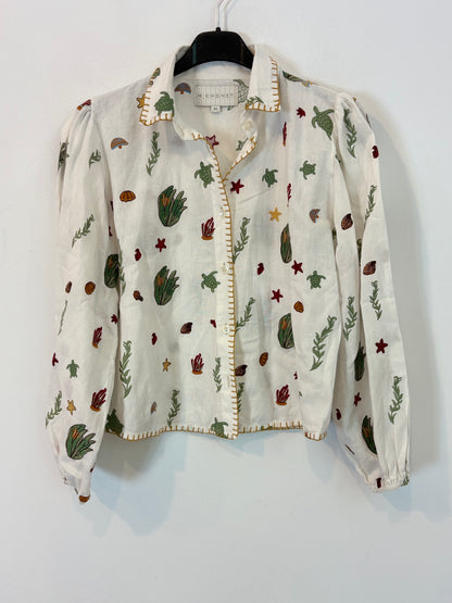 MICHONET. Blusa detalles bordados. T XS