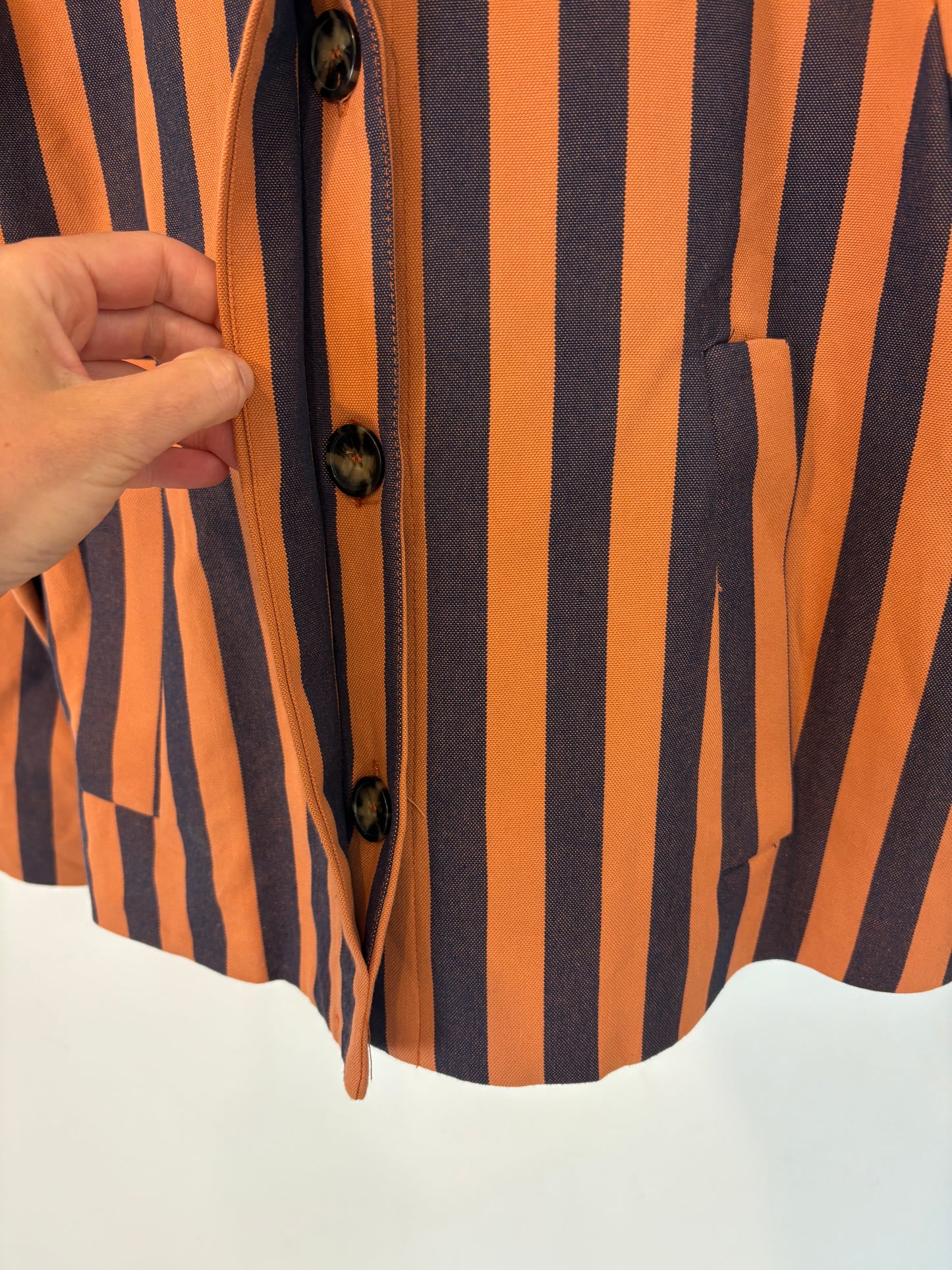 MARAVIC. Sobrecamisa rayas bicolor