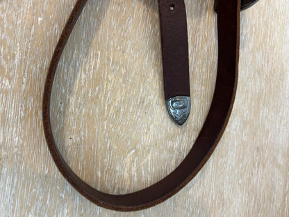 OTHERS. Brown leather belt. TS/M