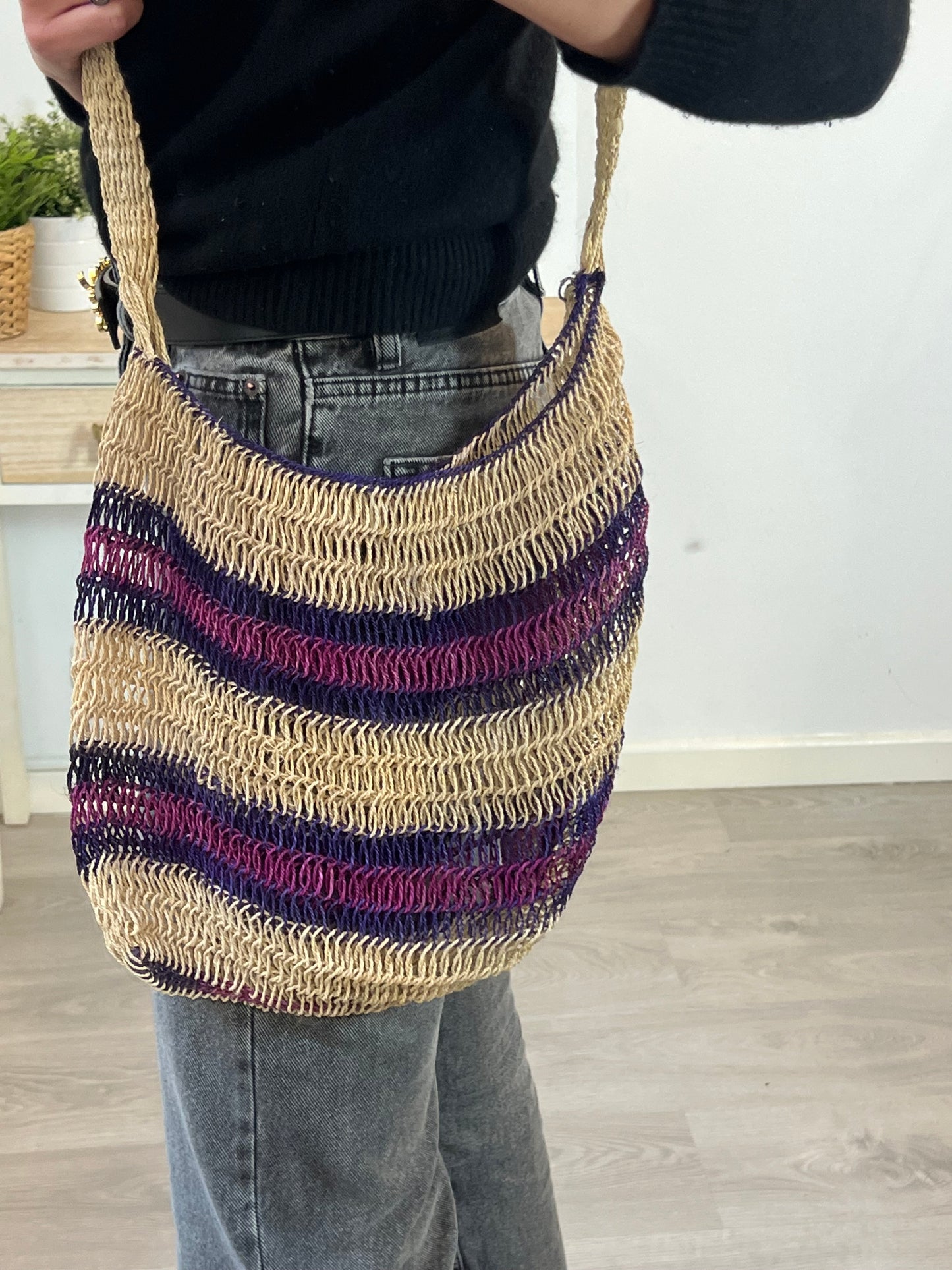 OTHERS. Colorful raffia bag