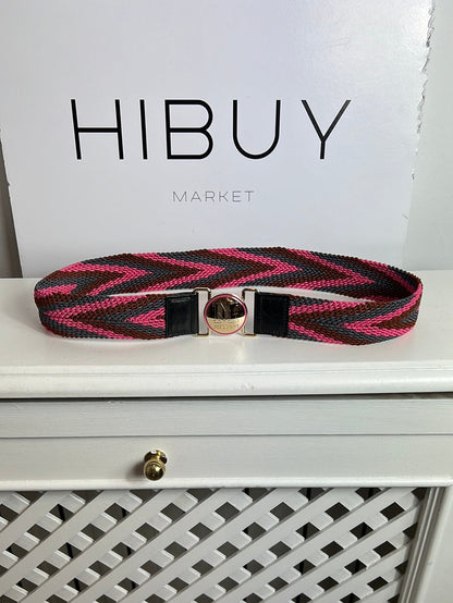 MISSONI. Elastic braided belt in colors. TL