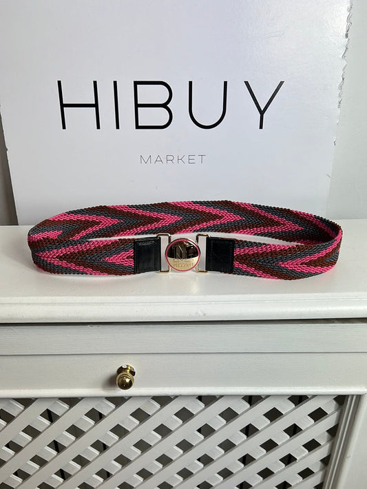 MISSONI. Elastic braided belt in colors. TL