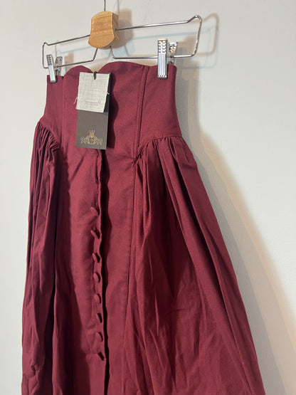 IQ.  COLLECTION. Falda larga burdeos. T M (tara)