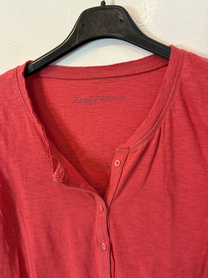 ZADIG & VOLTAIRE. Camiseta roja detalle espalda