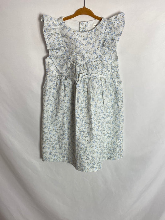 LOLA PALACIOS. Sleeveless floral dress. Size 8 years.