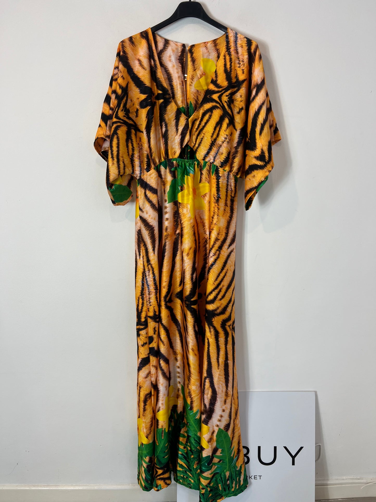 OTRAS. Vestido largo safari print. TU ( S/M)