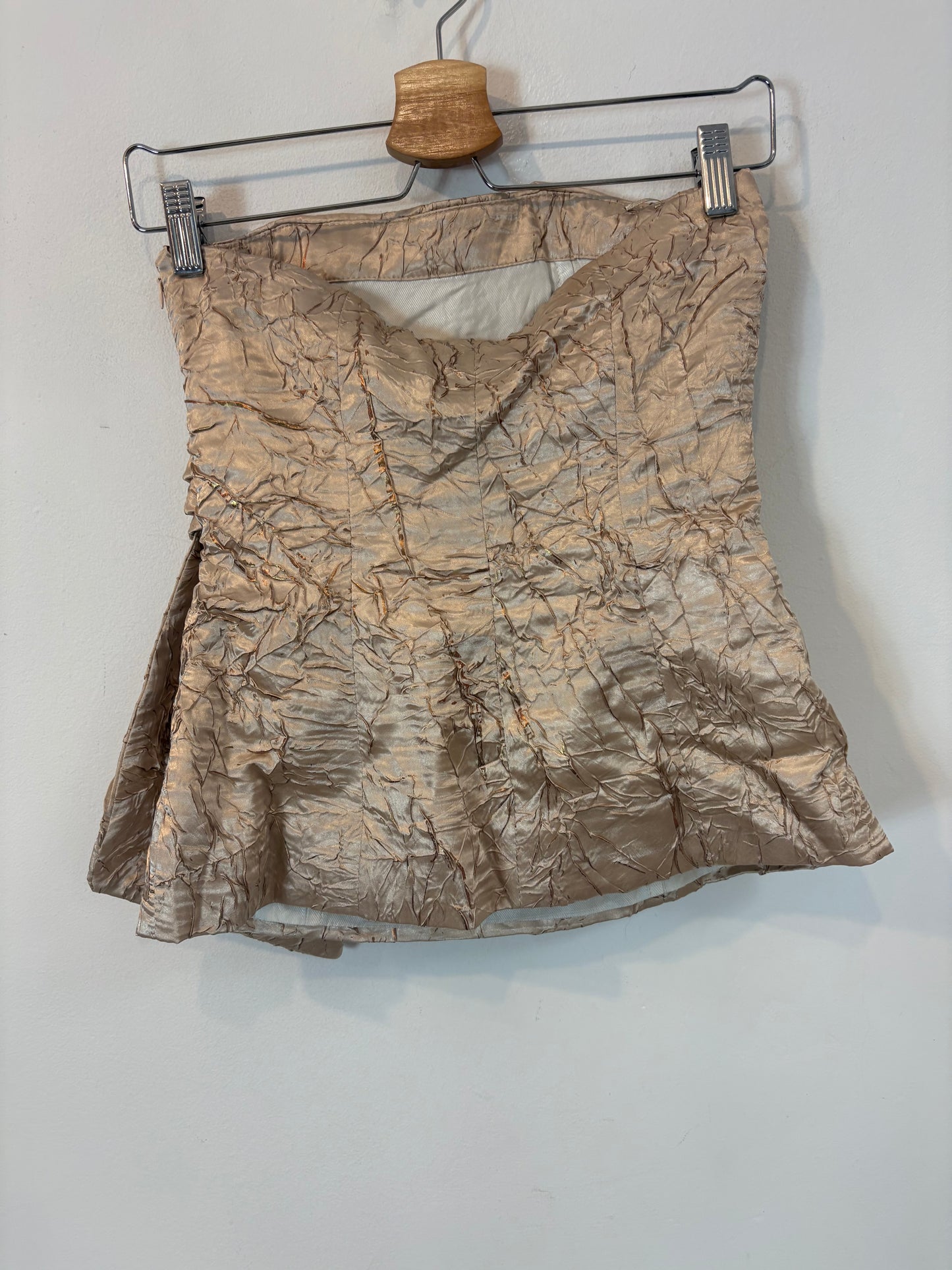 ZARA. Total look: textured pants and top. Size XS