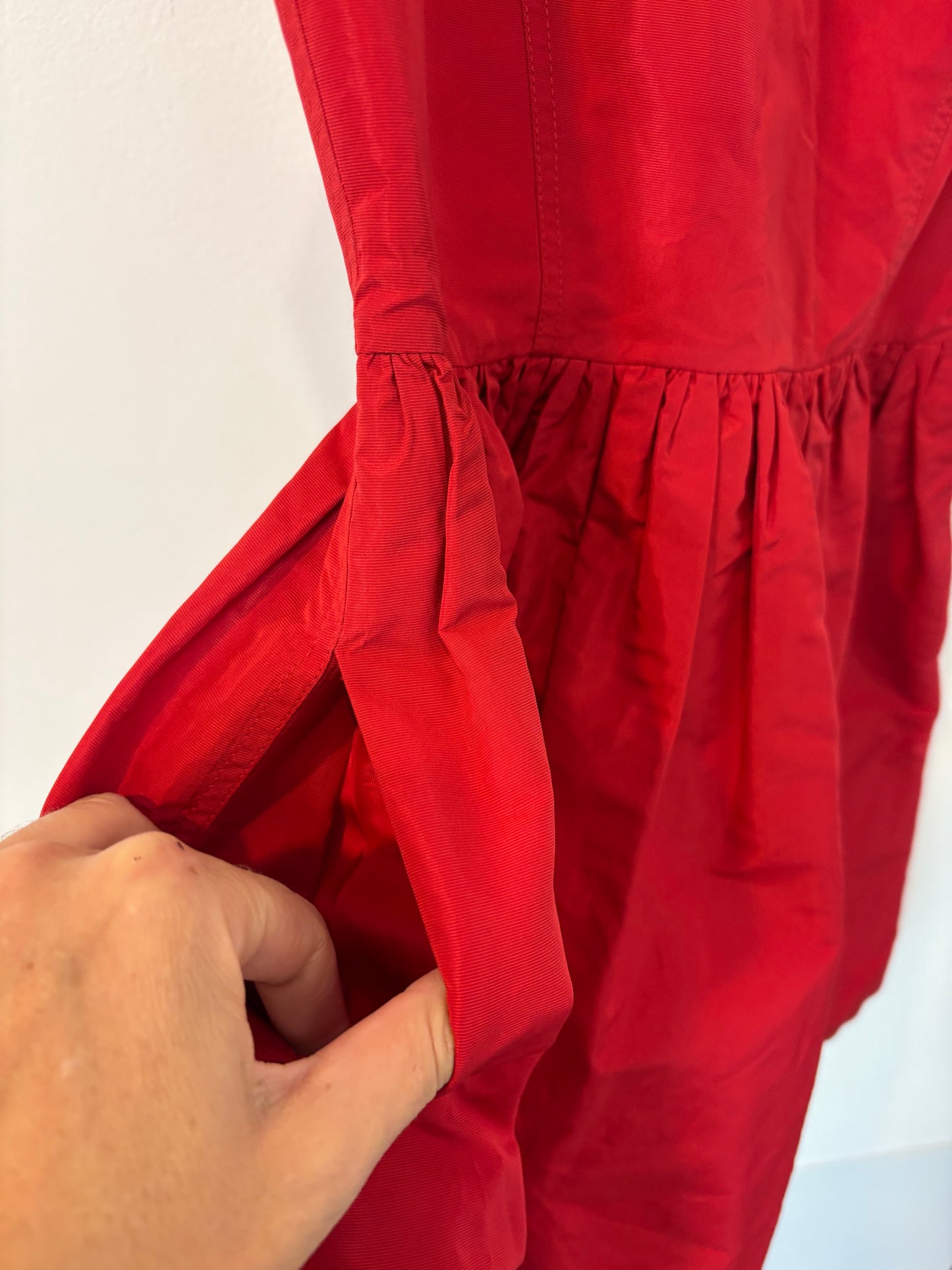 MIU MIU. Vestido rojo vintage