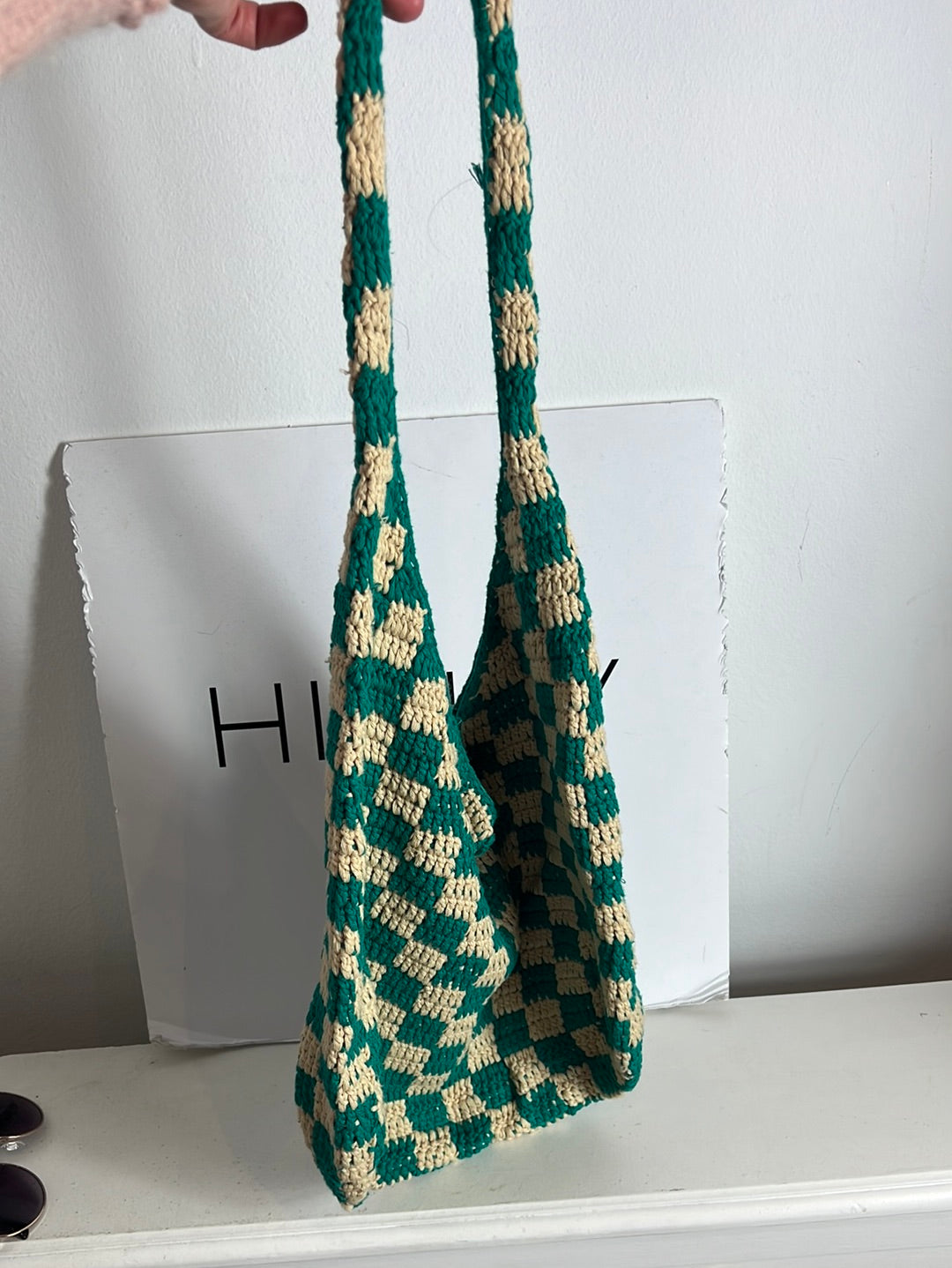 PULL&BEAR . Bolso bicolor punto