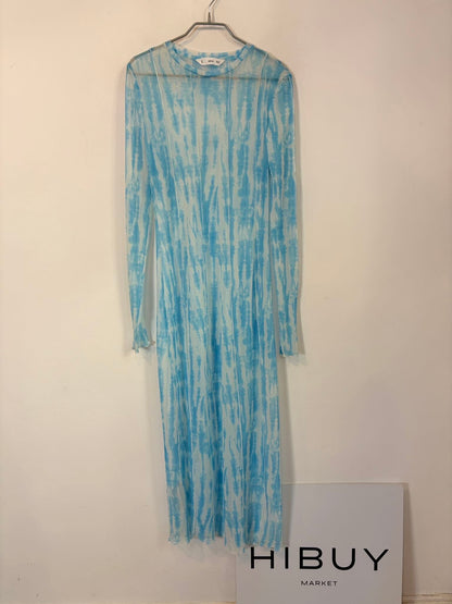 MANGO. Conjunto vestido y pantalón semitransparente