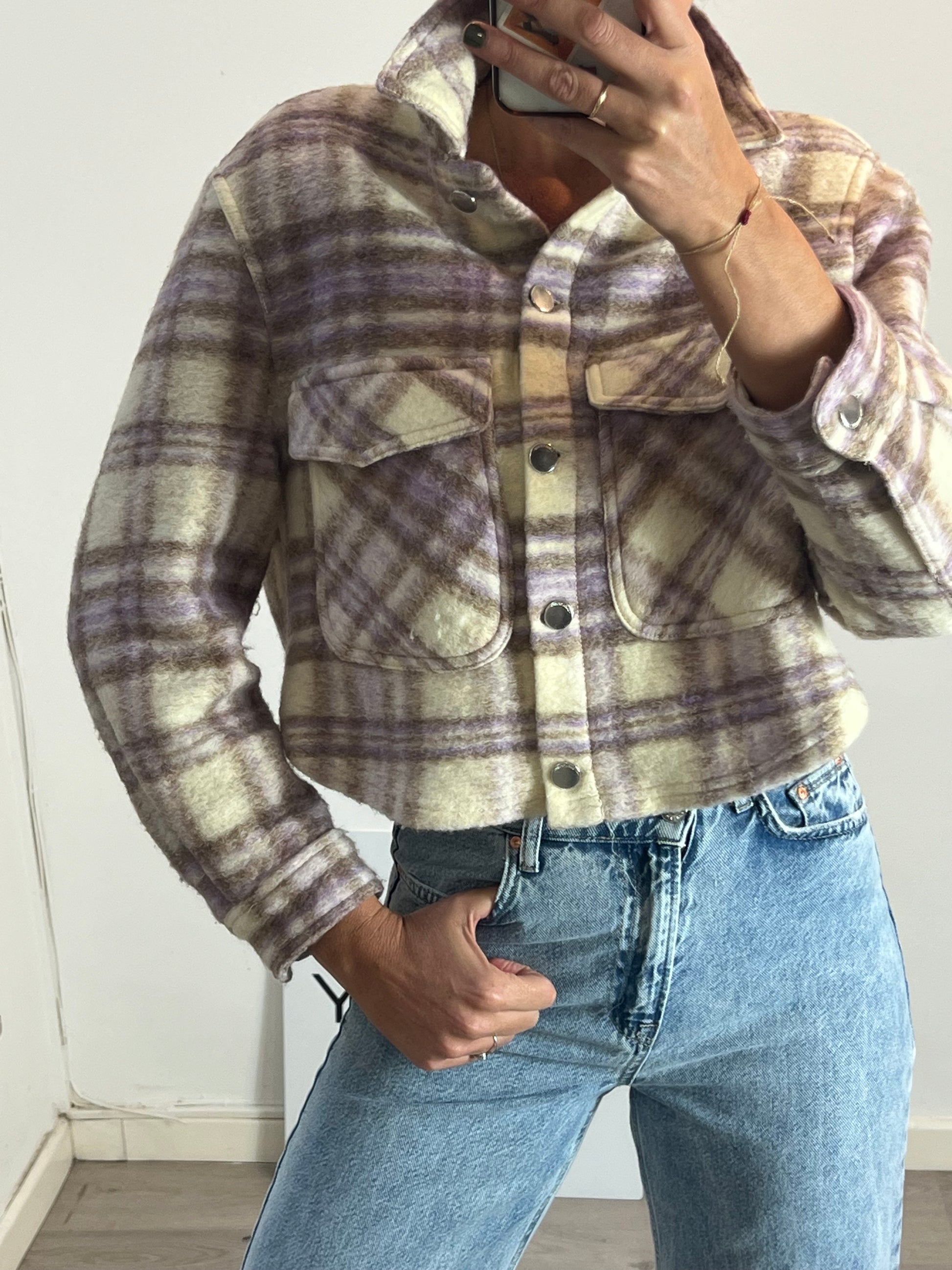 Sobrecamisa/chaqueta cuadros franela – Hibuy market