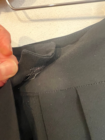 FERNANDO CLARÓ. Pantalón fluido negro pinzas. T XS/S