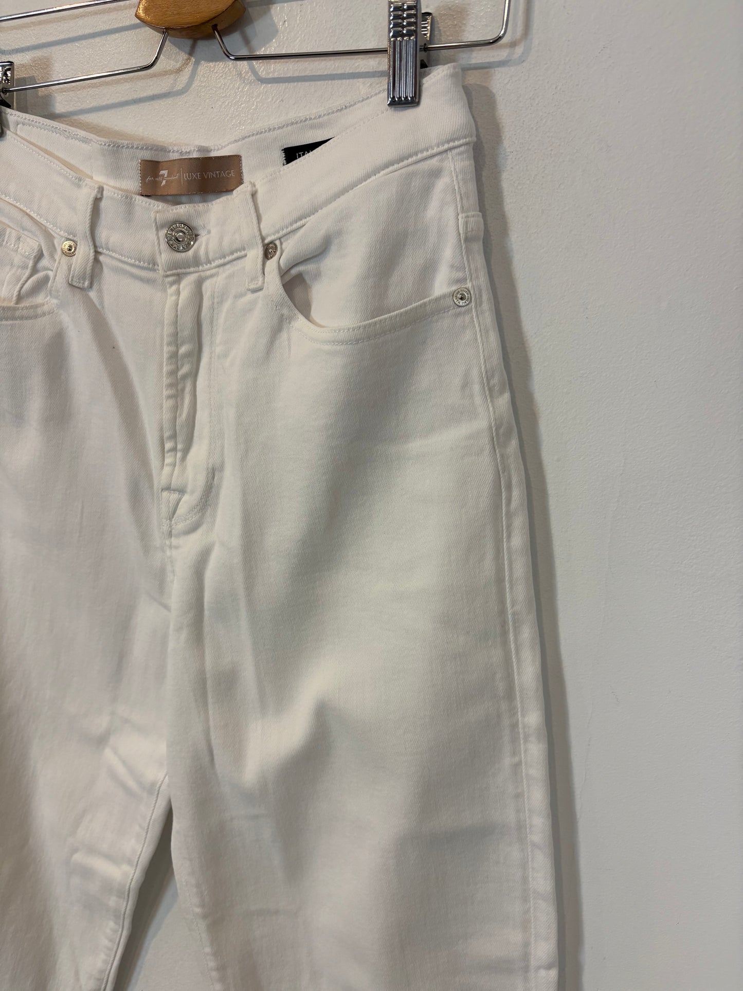 FOR ALL 7 MANKIND. Denim recto blanco