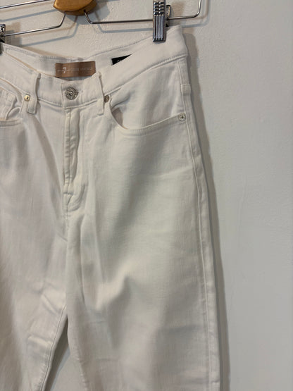 FOR ALL 7 MANKIND. Denim recto blanco