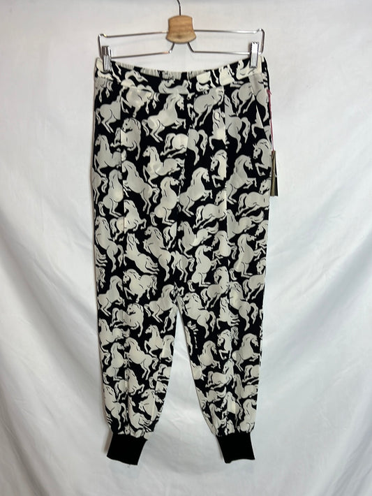 STELLAMcCARTNEY. Horse silk trousers. Size 42