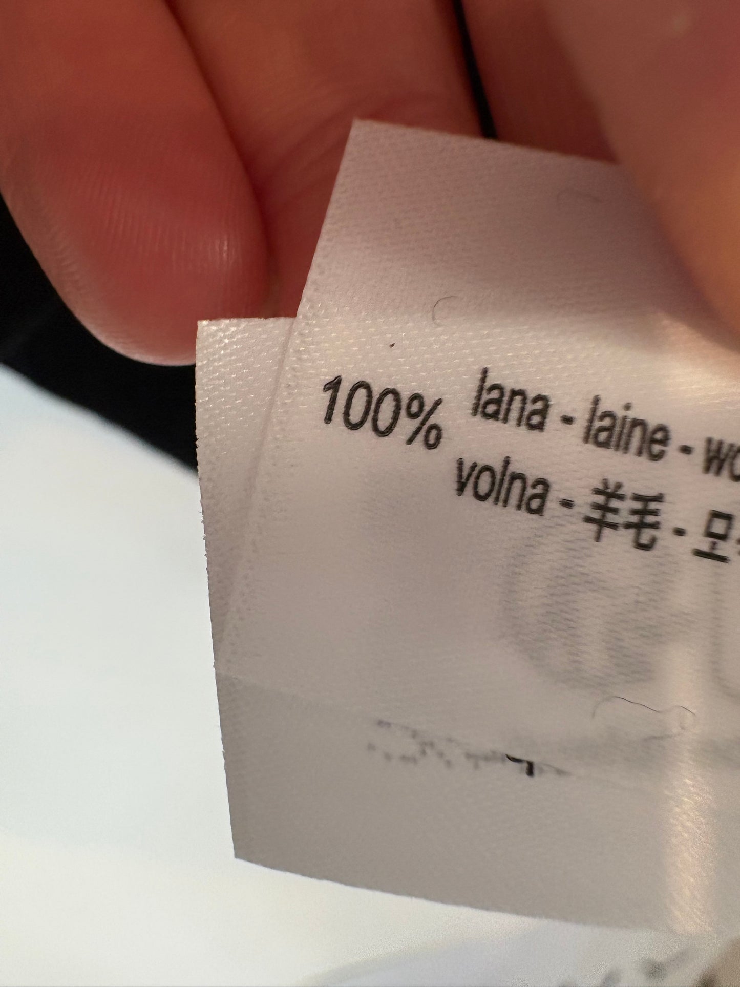 ZARA. Black stretch knit top. TL