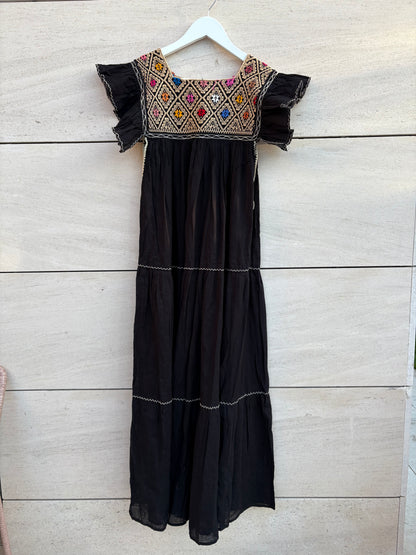 Vestido Maxi mexicano bordados