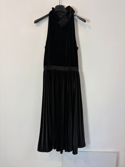 TED BAKER. Vestido terciopelo halter