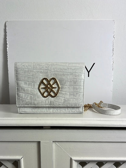 CUPLÉ. Bolso mini piel troquelado