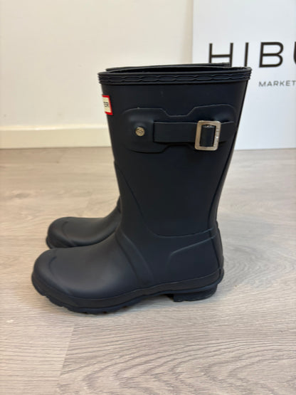 HUNTER. Botas azules media caña