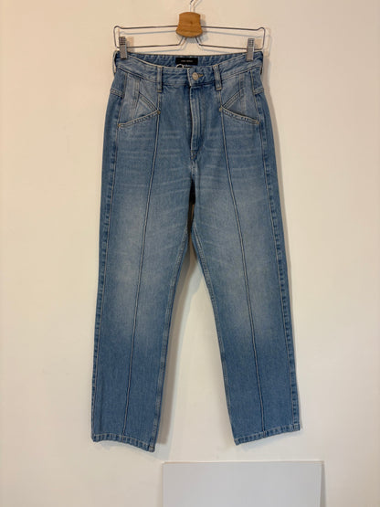 ISABEL MARANT. Denim recto costura