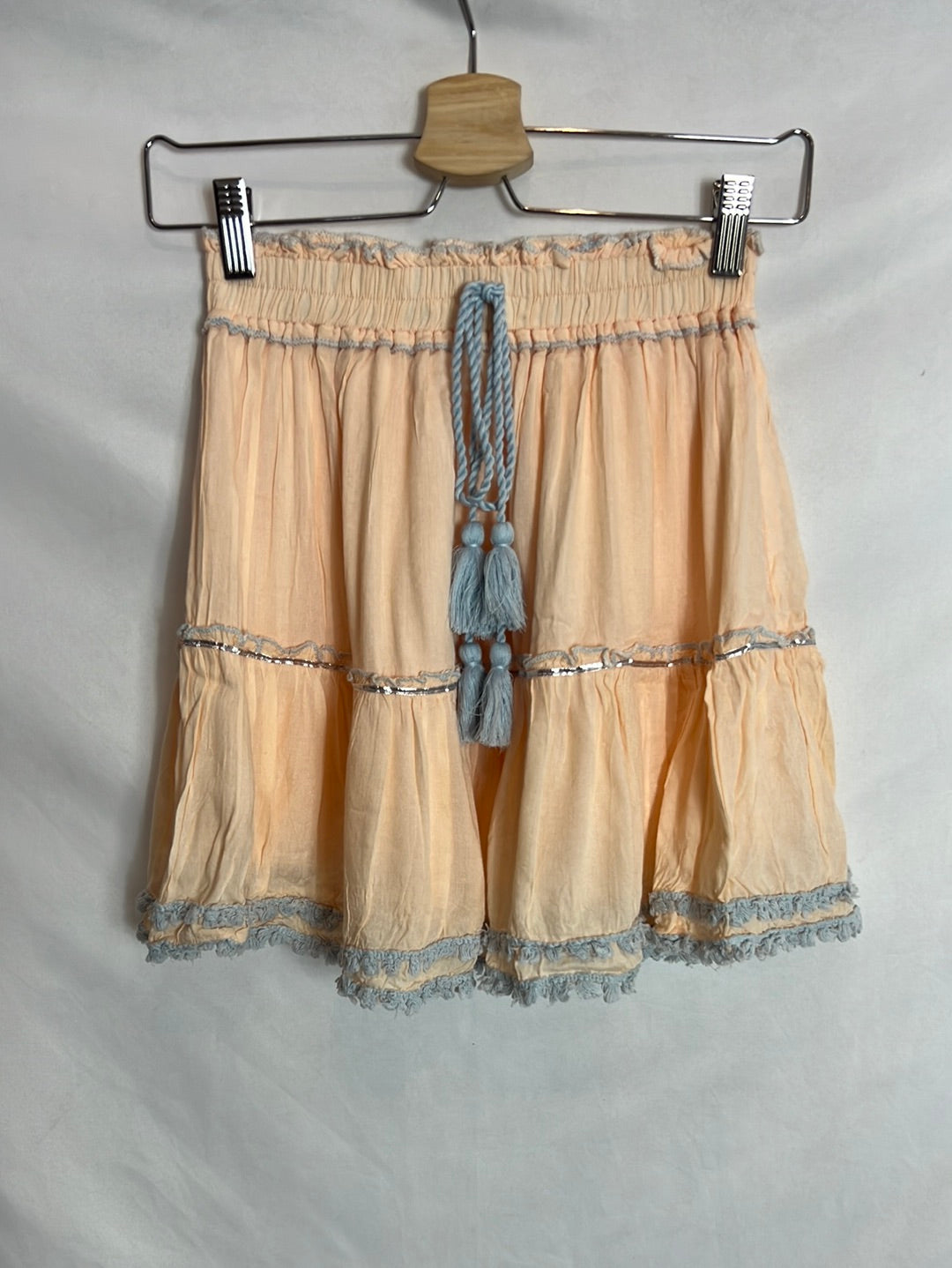 BOHEMY. Total look top y falda bordado y pedrería. T U (S)