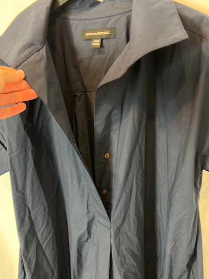 BANANA REPUBLIC. Long blue dress. XS/S