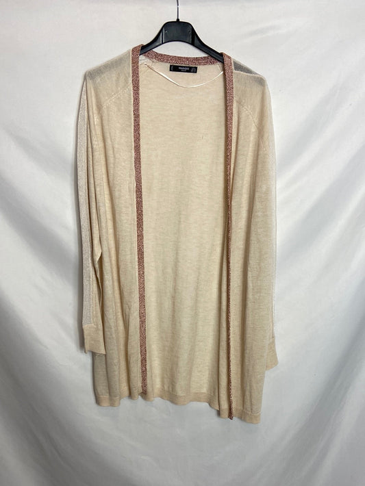 MANGO. Beige TS light jacket