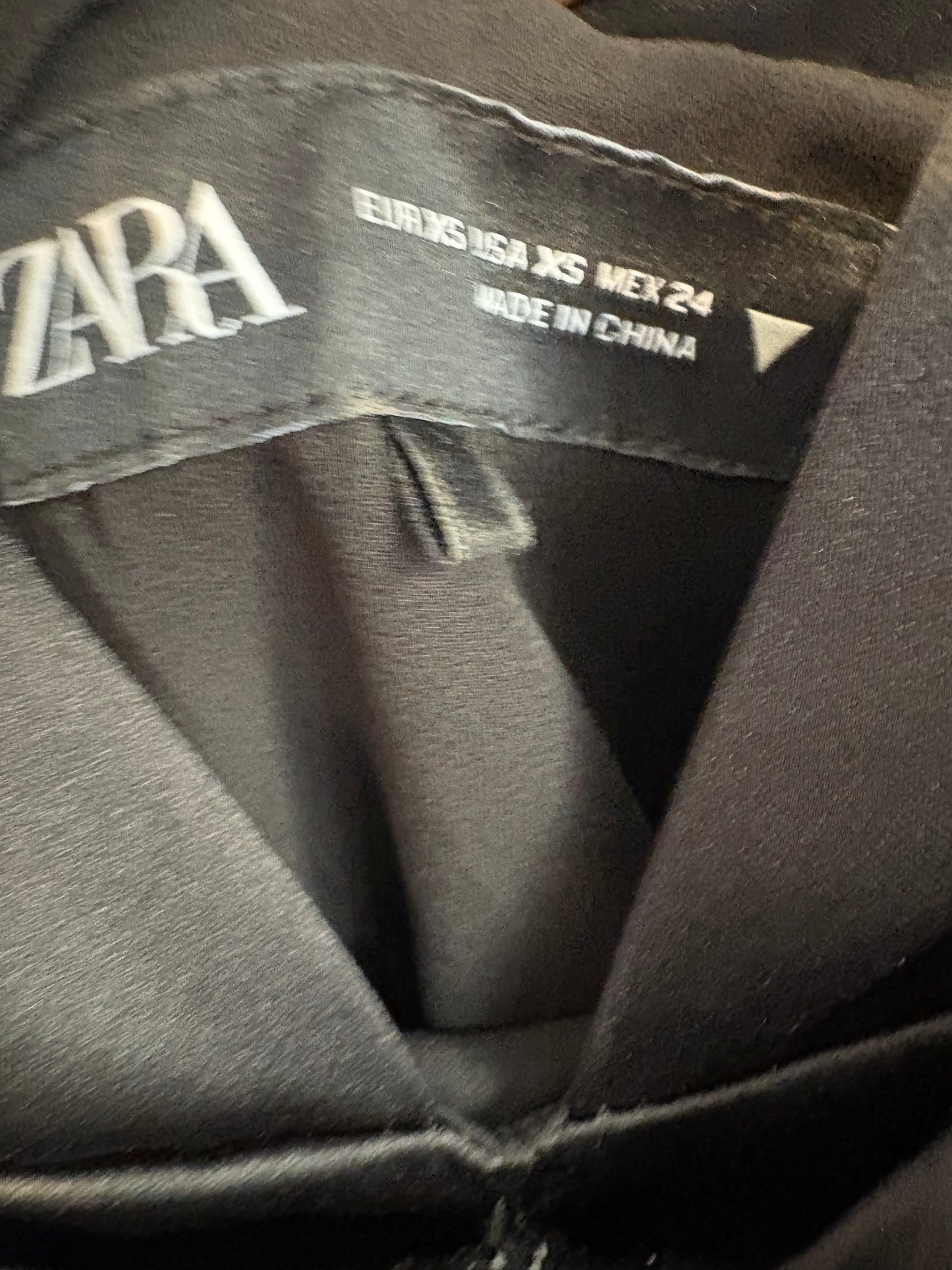 ZARA. Vestido fiesta lazo . T XS