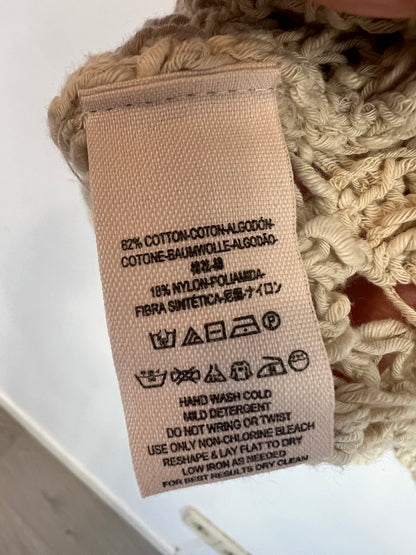 FREE PEOPLE. Top beige punto amplio. T M