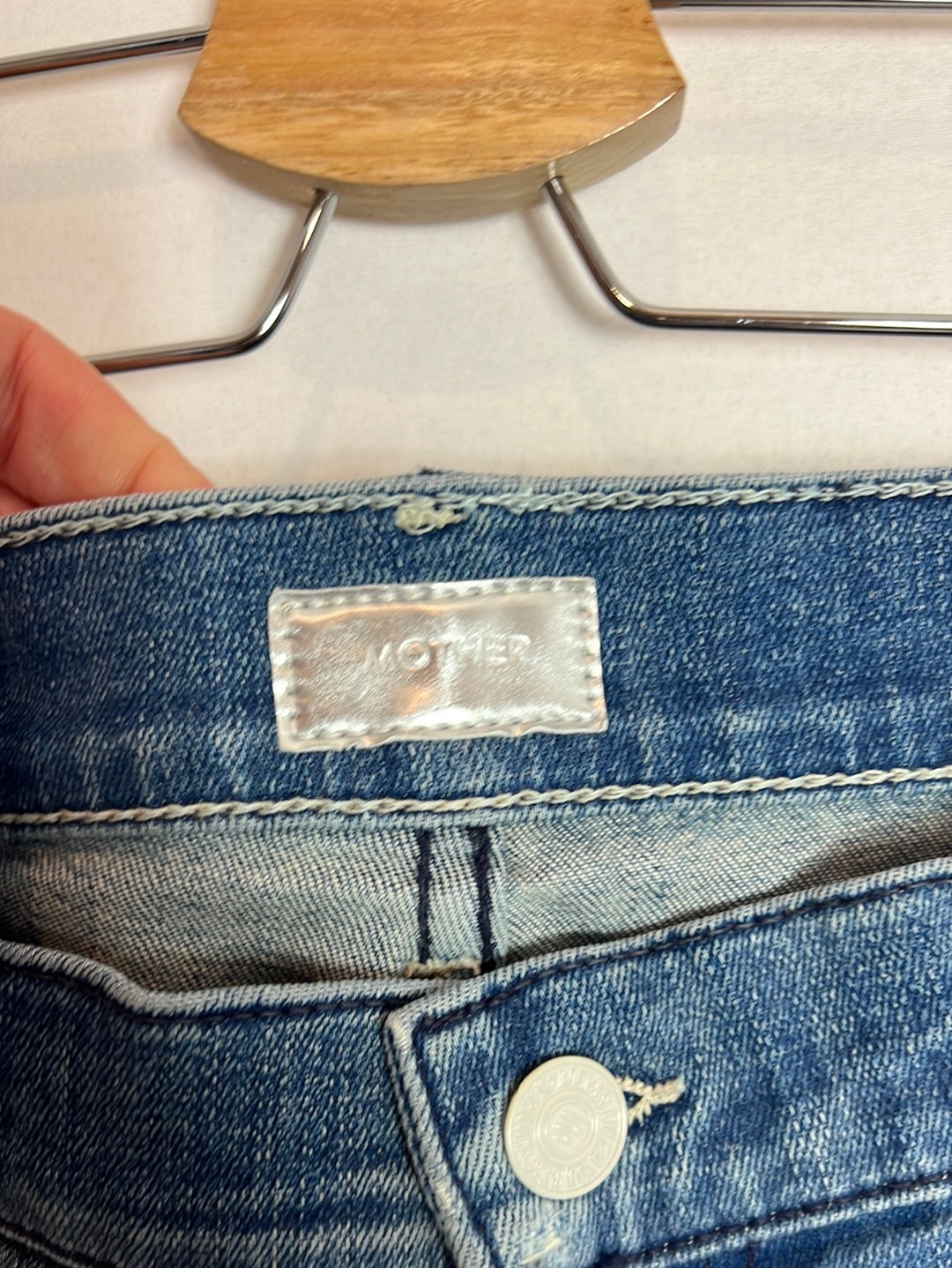 MOTHER. Denim estilo boyfriend. T 28(38)