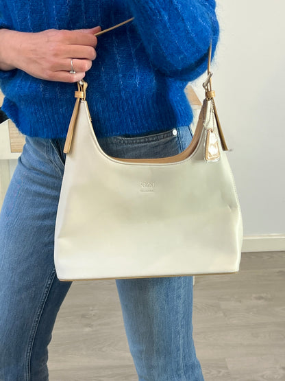 CNP ACCESSORIES. White faux leather bag