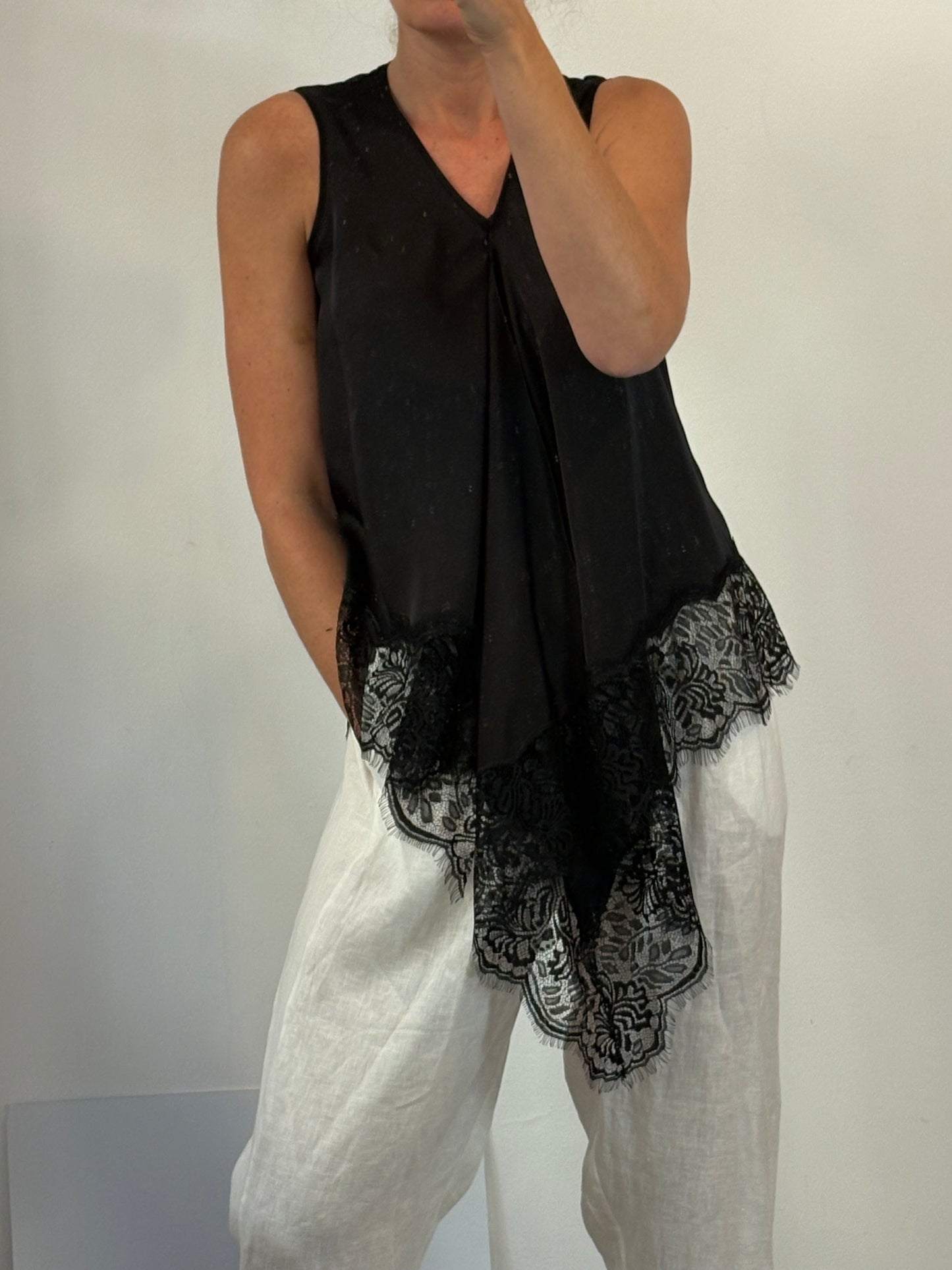 ISABEL MARANT. Black floral print jumpsuit. Size 36