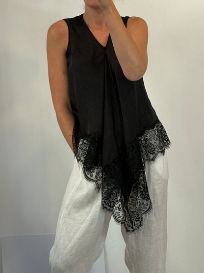 ISABEL MARANT. Black floral print jumpsuit. Size 36