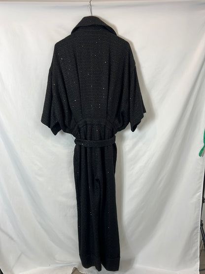 UTERQÜE. Mono negro tweed T.s