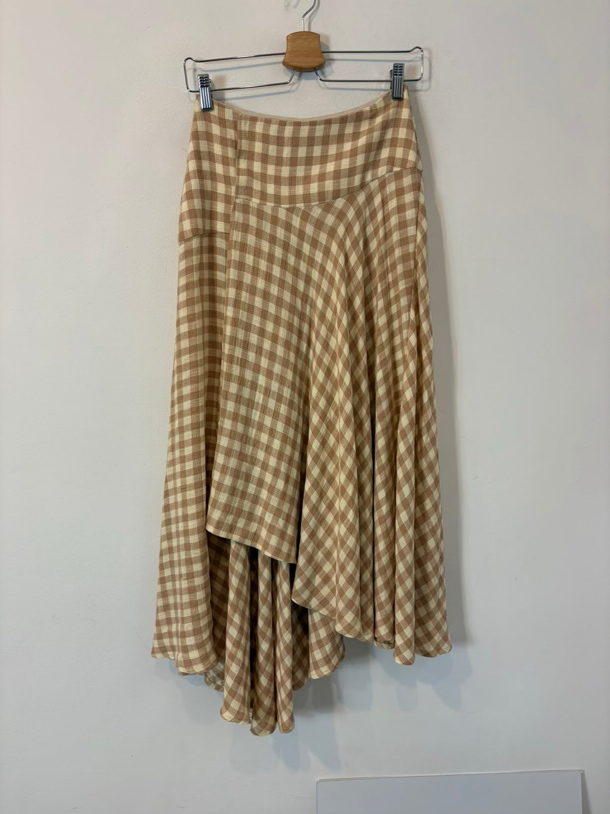 IQ COLLECTION. Conjunto top y falda vichy