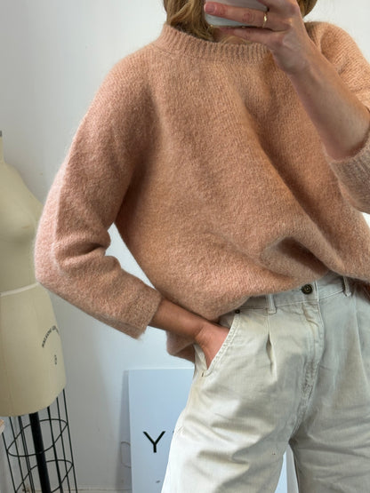 LION OF PORCHES. Jersey beige mohair