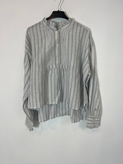 SKALL STUDIO. Flowy blue striped blouse Yours