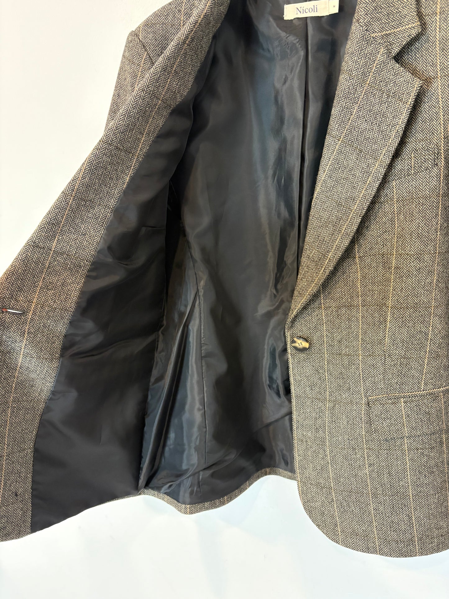 NÍCOLI. Blazer lana espiga