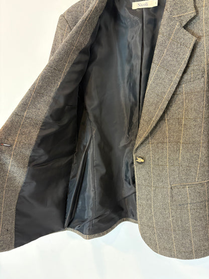 NÍCOLI. Blazer lana espiga