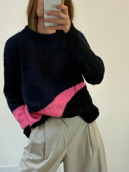 ZADIG & VOLTAIRE. Jersey tricolor mezcla