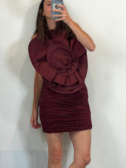 MAGDA BUTRYM x H&M. Mini vestido con maxiflor