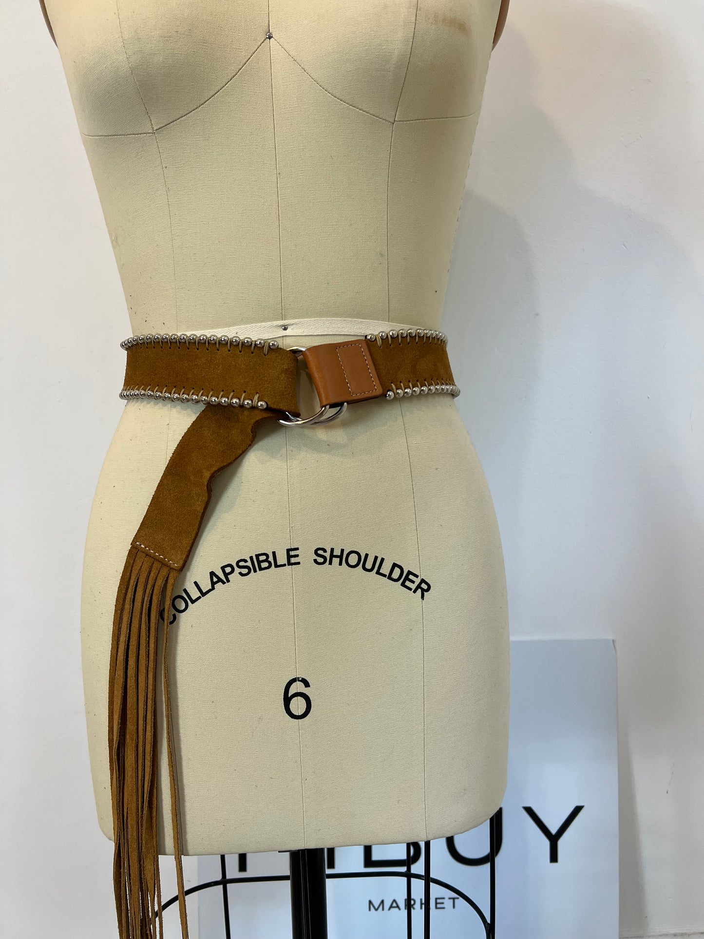 IRO. Fringed leather belt