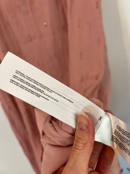 INTROPIA. Pink beaded skirt, size 42