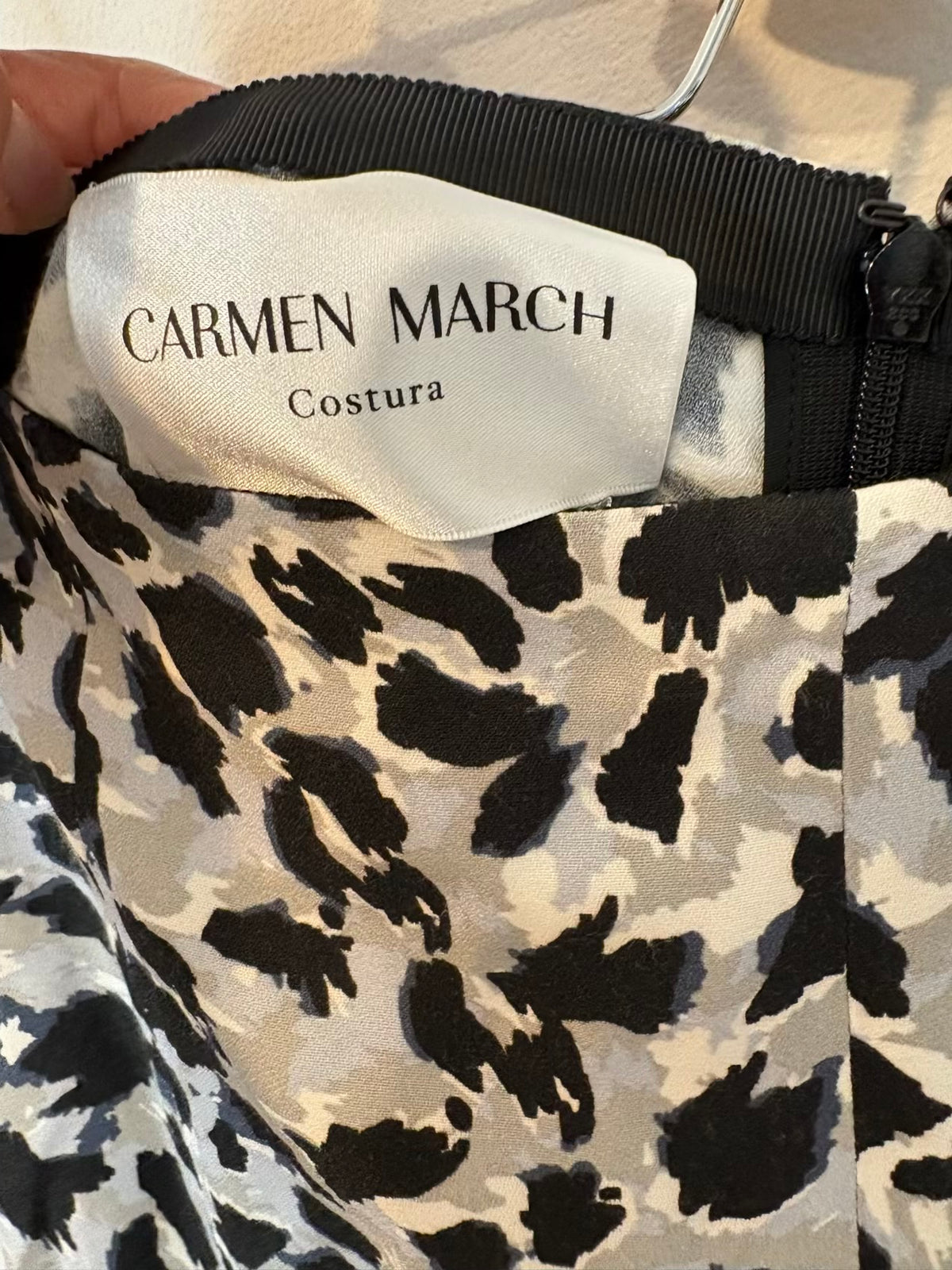 CARMEN MARCH. Pantalón fluido estamapdo