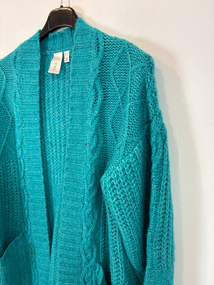 YAS. Green Ts bobbin cardigan