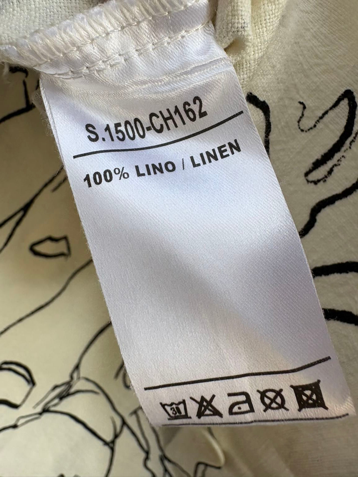 ISABEL DE PEDRO. Chaqueta lino estampada